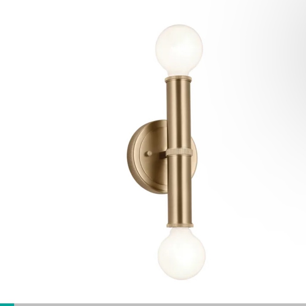 Kichler Torche 2 Light 10" Tall Wall Sconce